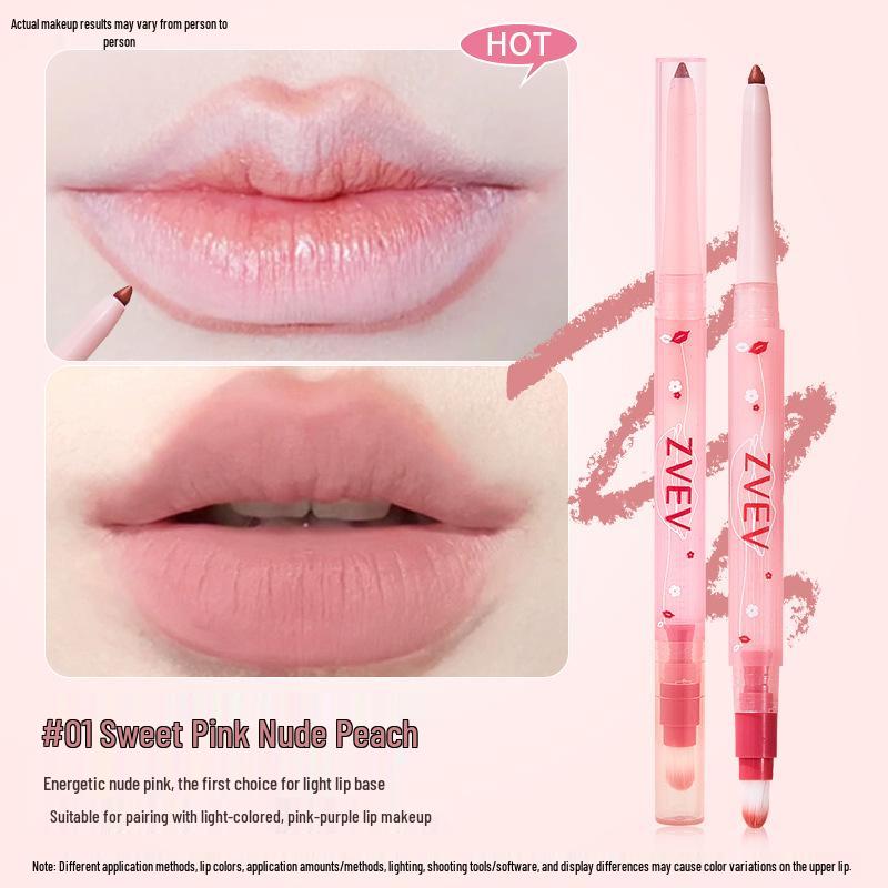 

Водостойкий осенний карандаш для губ ZVEV Dudu - Стойкий, Не скатывающийся, Нюдовый, Устойчивый к отпечатыванию на чашке карандаш для губ In stock