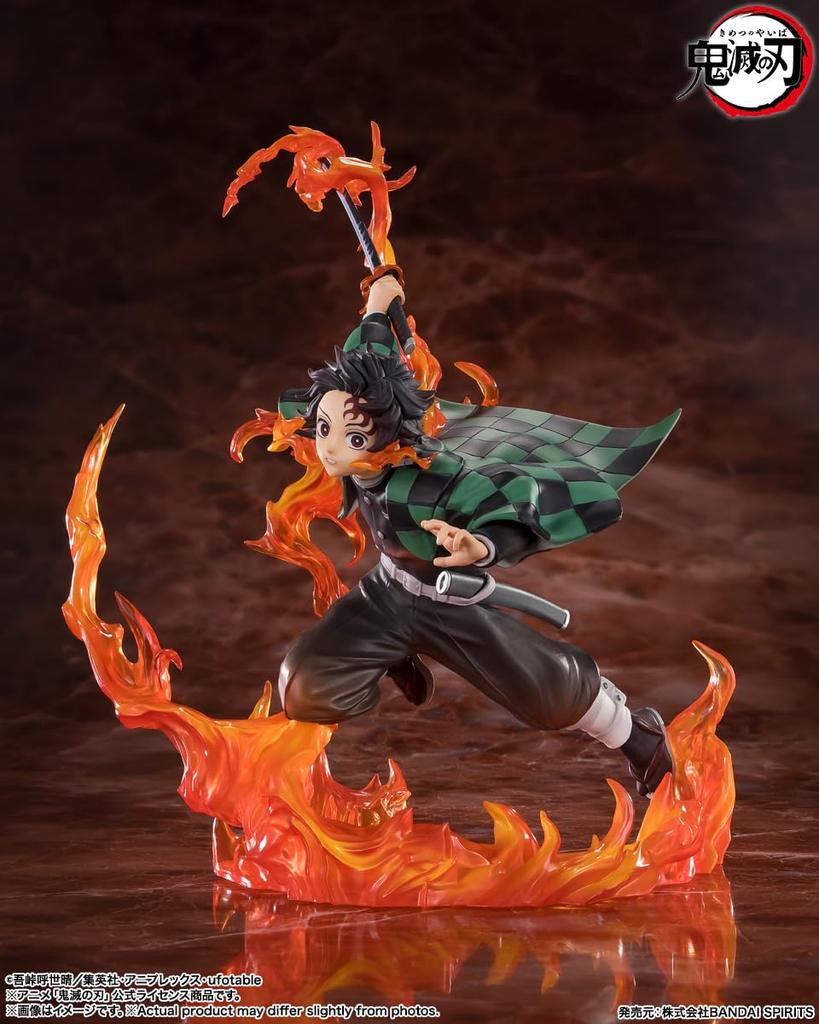 TAMASHII NATIONS Figuarts ZERO Demon Kimetsu no Yaiba Tanjiro Kamado Rengoku Tsuba Approximately 195mm PVC ABS PC Complete Figure Slayer ver. & &