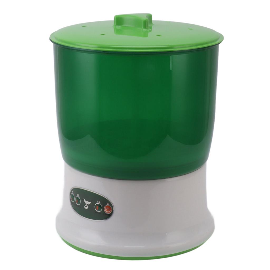 Bean Sprout Maker Intelligent Full Automatic 2 Layer Seed Sprouter Germination Machine for Home US