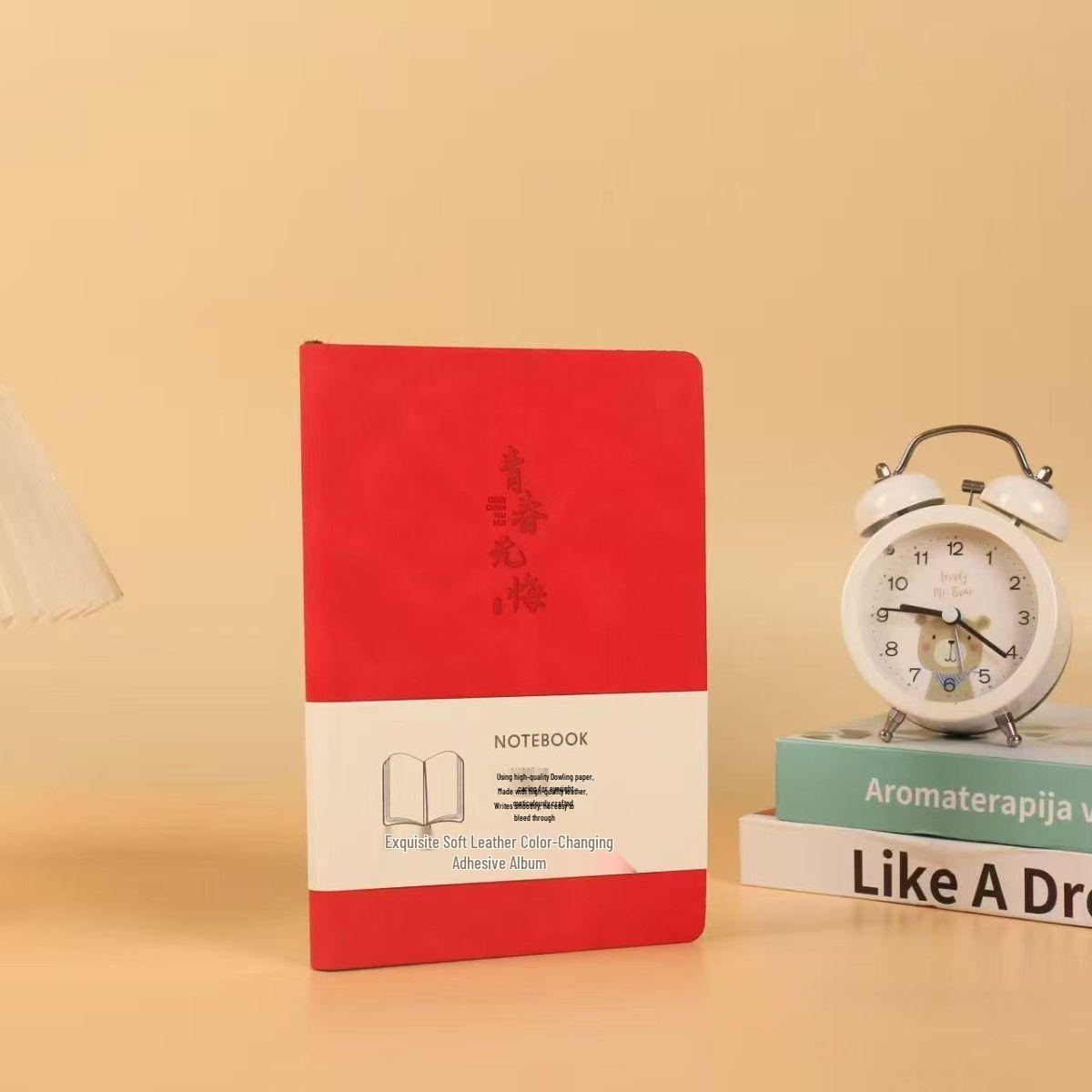 Exquisite Colorful Student Leather Softcover Notebook A5 Leather Notebook