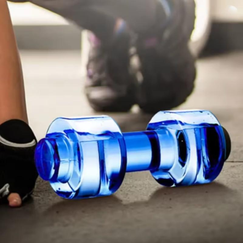 Leakproof Dumbbell Water Cup Dual Purpose 550ml Dumbbell Water Bottle Portable Creative Sports Water Cup Gym