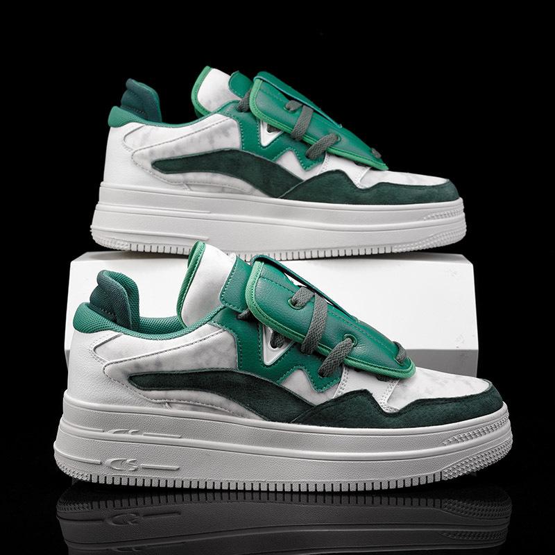 

Autumn Designer New Pattern Casual Shoes Thick Bottom Superior Quality Trendy Shoes Sneakers for Men Zapatos Altos Hombre 45