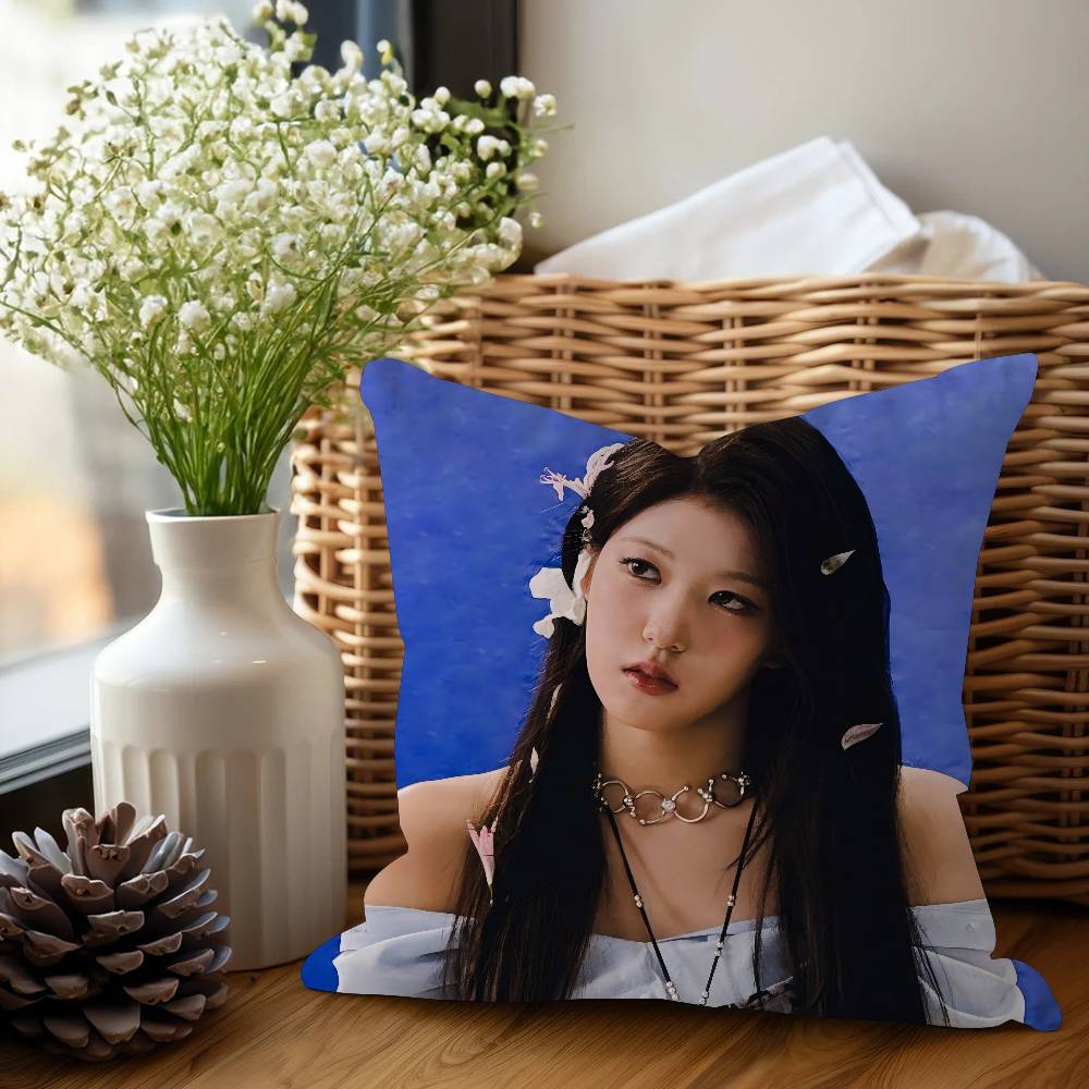 Певица Y-Yoon-Jiyoon Наволочка Мультяшный Подарок Наволочка для Подушки Декор для Спальни Дома Дивана Кресла Сиденья Наволочка 16x16Inch