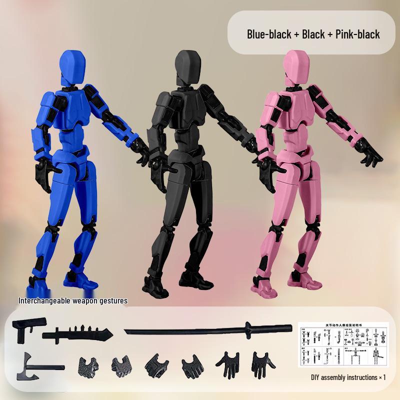 Multi-Joint Posable Robot Mannequin - Decompression Toy