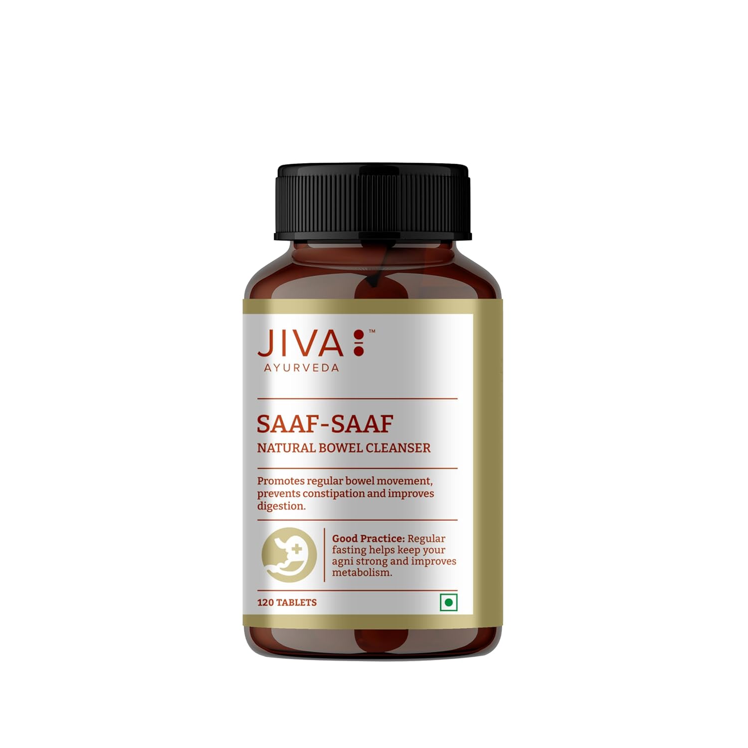 

Jiva Saaf Saaf Tablets 500 Mg Digestive Support Formula For Daily Gut Balance And Gentle Cleansing 120 Tablets Pack Of 1