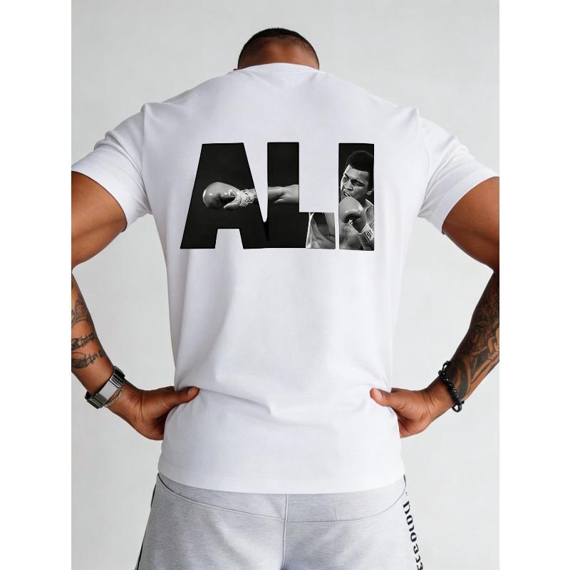 Taille Européenne Nouveau Homme Style Rue Américain Respirant Décontracté Imprimé Manches Courtes T-Shirt