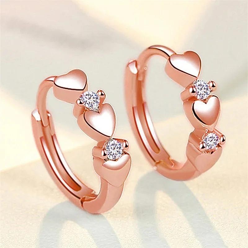 Fashionable Small Fresh Earrings Ins Style Personalized Mosonite Sparkling Light Luxury Jewelry Headpiece For Women