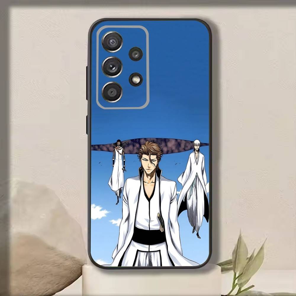 

B-Bleach Anime Aizen Phone Case For Samsung S25,S24,S21,S22,S23,S30,Ultra,S20,Plus,Fe,Note,10,9,5G Black Cover Samsung S23ULTRA5G