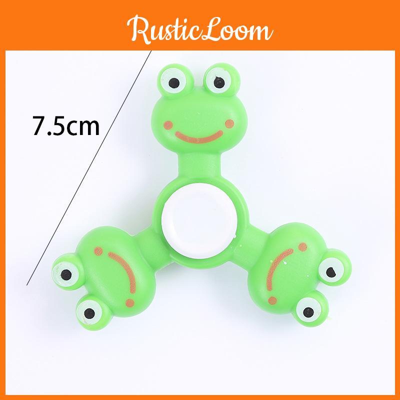 Kids Frogs Shap Fidget Spinner Toy With Pp Material For Stress Relief And Sensory Play