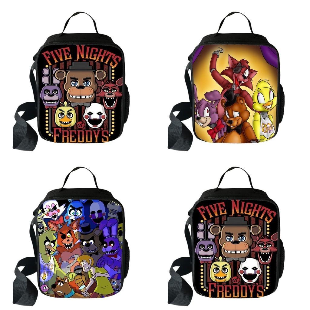 Durable And Easy To Wash Five Nights At Freddy's 3d Printed Insulated Lunch Bag