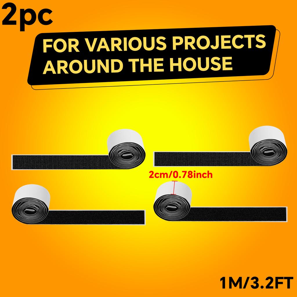 Strong self-adhesive fixing tape hooks and rings, nylon self-adhesive tape, strong adhesive tape, Velcro tape, sewing tape