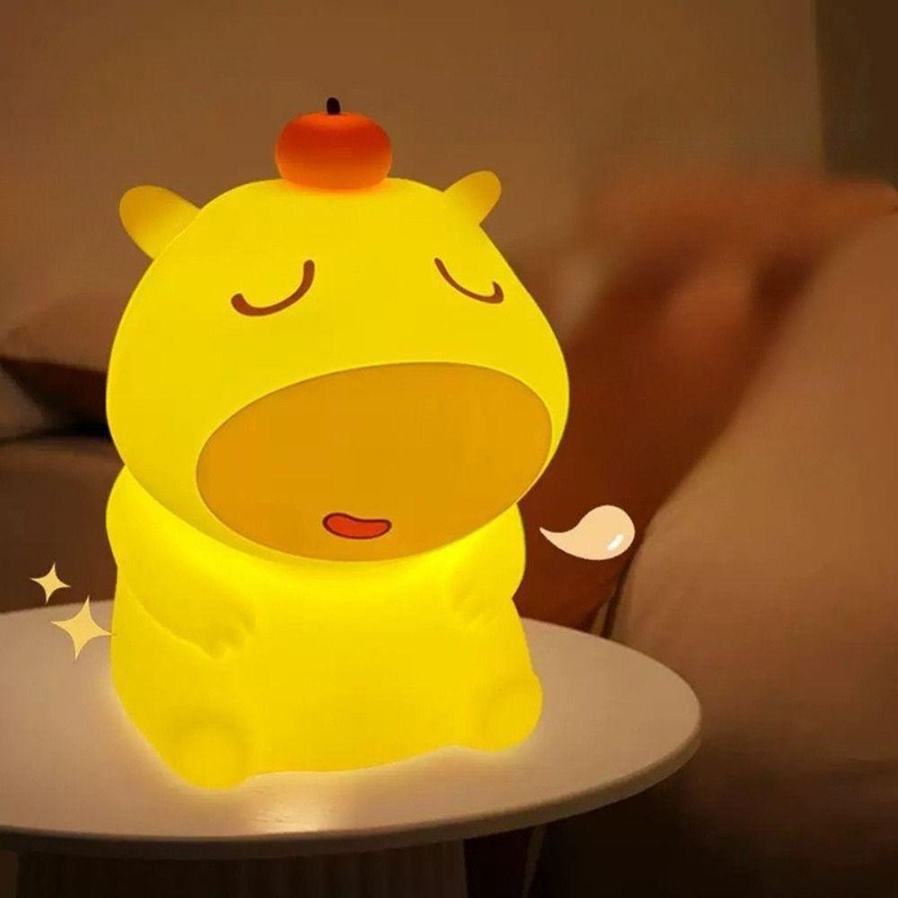 Cartoon Capybara Lulu Touch Light Adjustable Bedside Lamp New Night Light