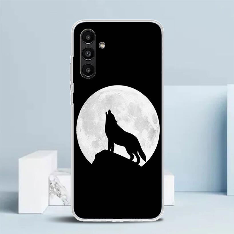 Angry Animal Wolf Fierce Phone Case For Samsung Galaxy A17 A37 A57 A16 A15 A14 A13 A56 A55 A54 A53 A36 A35 A34 A33 A26 A25 A24 A