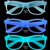 Neon Glow Glasses UV Black Light Absorption Luminous Party Glasses 5 Colors Glow In The Dark Birthday Wedding Decorations Party Supplies