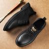 Mode Herren Formell Lässig Schuhe Studenten Dicke Sohle Schnürschuhe Runde Spitze Rutschfest Bequem Business Outdoor Allround Herrenschuhe
