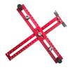 Cabinet Hardware Jig Adjustable Handle Template Tool Punch Locator Drill Guide Aluminium Alloy