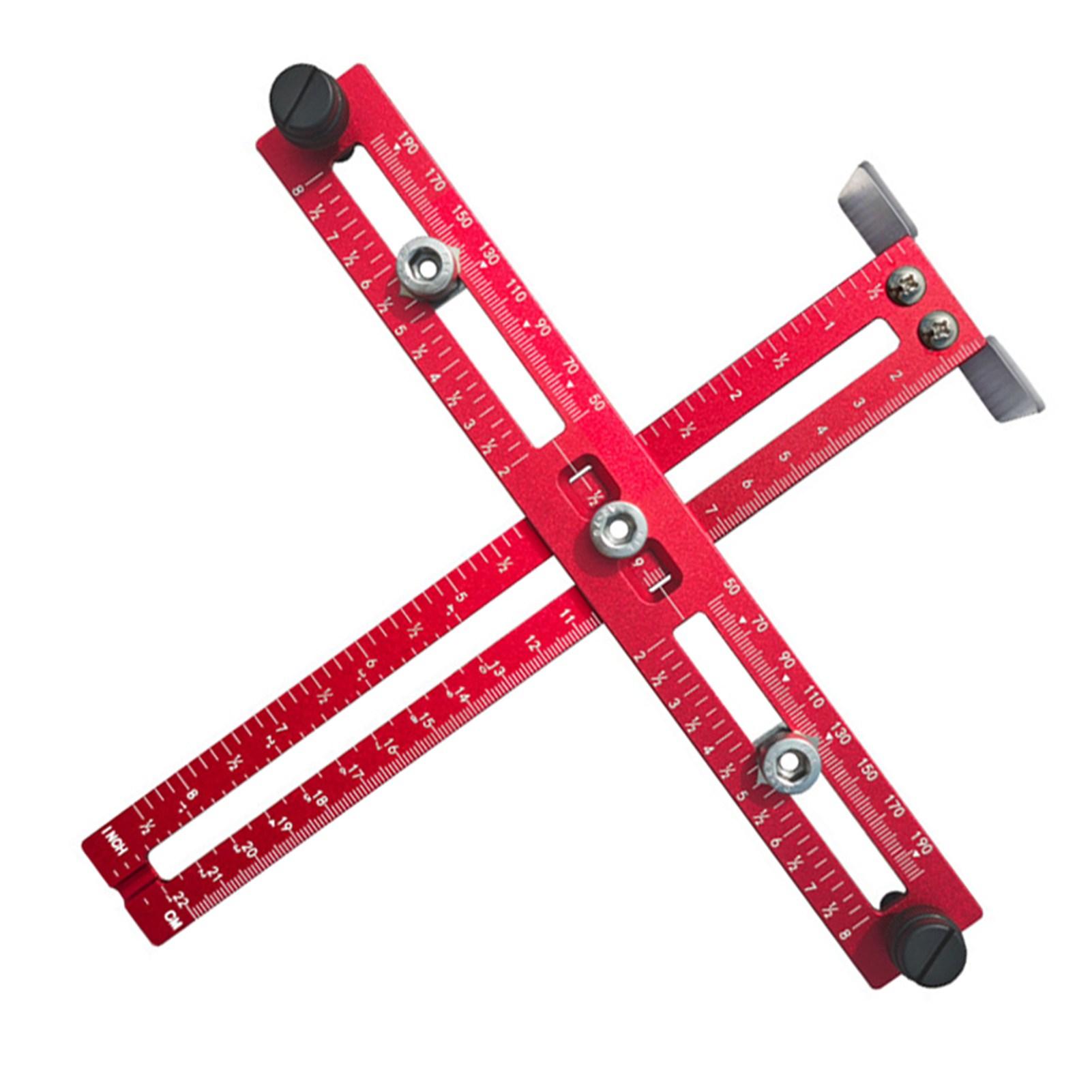 

Cabinet Hardware Jig Adjustable Handle Template Tool Punch Locator Drill Guide Aluminium Alloy