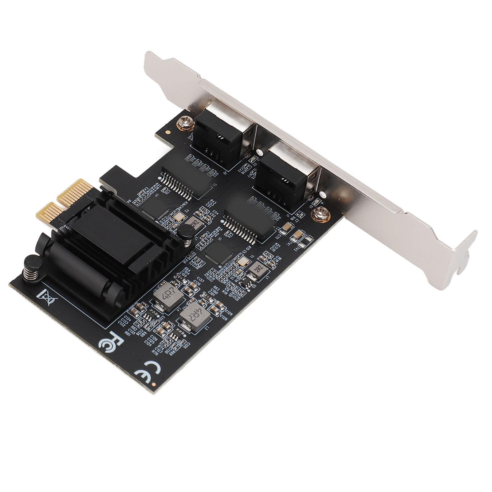 

Мережева карта PCIe 2.5GBase T RTL8125B 2500Mbps 1000Mbps RJ45 Двопортова гігабітна мережа Ethernet