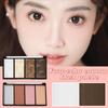 4 Color Contour Makeup Palette Blusher Plate Highlight Powder Bronzer Powder Shadow Kit Nose U8C6