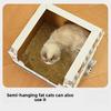 Disposable Cat Litter Box Portable Foldable Outdoor Cat Toilet Anti-Splash Cat Cleaning Monthly Disposable Cat Litter Box