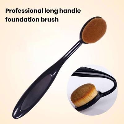 Pennello per fondotinta a setole morbide Ottieni il trucco con facilità Pennello per trucco portatile con manico lungo Fornitura da donna