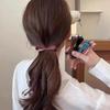 2025 High-End Morandi Bow Banana Hair Clip for Women - Elegant Ponytail Accessory