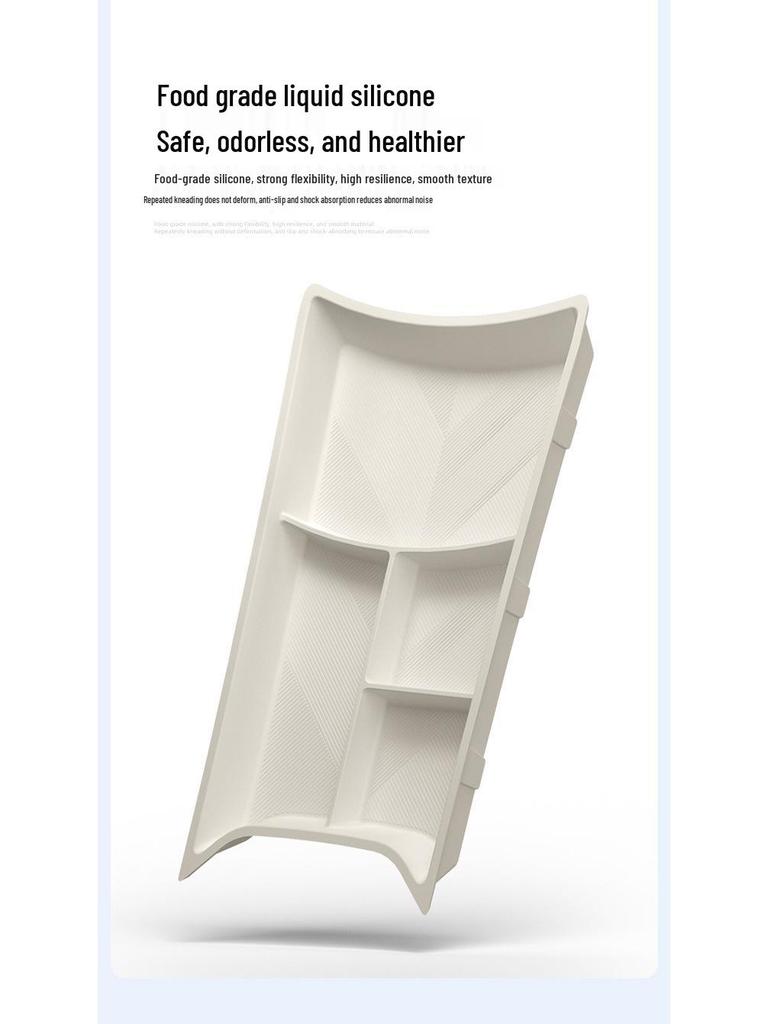 Silicone Pad for Li Auto I6 Center Console Box: Adds Lower Compartments for Storage & Interior Decor.