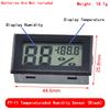 Mini LCD digital thermometer used for freezer temperature - 50-110℃ refrigerator thermometer indoor and outdoor waterproof probe