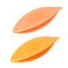 2pcs Tatting  s Plastic Tatting  s Craft Tool for   Hand Sewing Knitting(Orange Yellow )