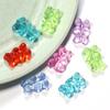 50 szt. Kolorowe Przezroczyste Urocze Żelki Niedźwiadki Akrylowe Koraliki do Tworzenia Biżuterii DIY Naszyjnik Bransoletka Kolczyki Boże Narodzenie Prezent