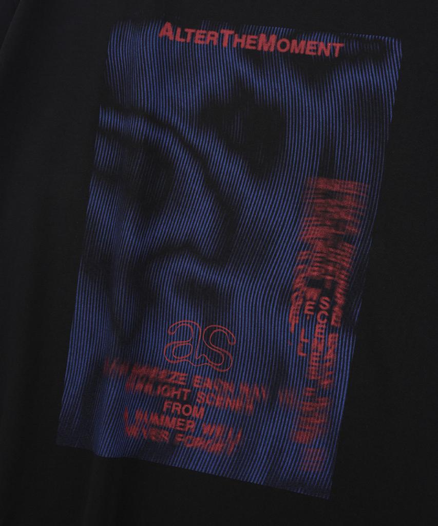 ALTER STUDIO Moment Wave Print T-Shirt_Black
