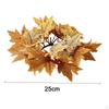 Leaves Autumn Holder Maple Candle Wreath