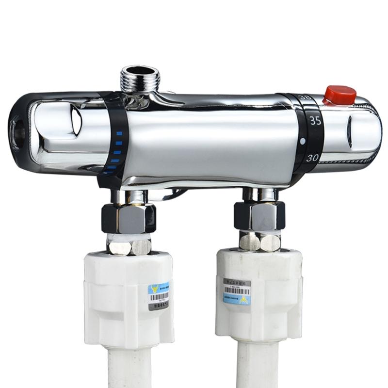 Termostatická sprchová baterie Termostatická tyčová sprchová baterie pro ventil s regulací teploty Regulace objemu vody Sprcha