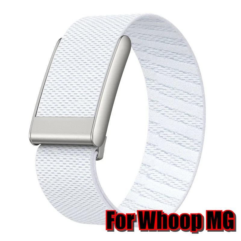 Compatible with WHOOP 5.0 / For Whoop MG WristBand Soft-Touch Silicone Waterproof Sweatproof Soft Adjustable Rubber Band for Whoop 5.0/MG