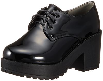 Shoes Oxford 8cm Heels Mannish [Liberty Doll] Lace-up