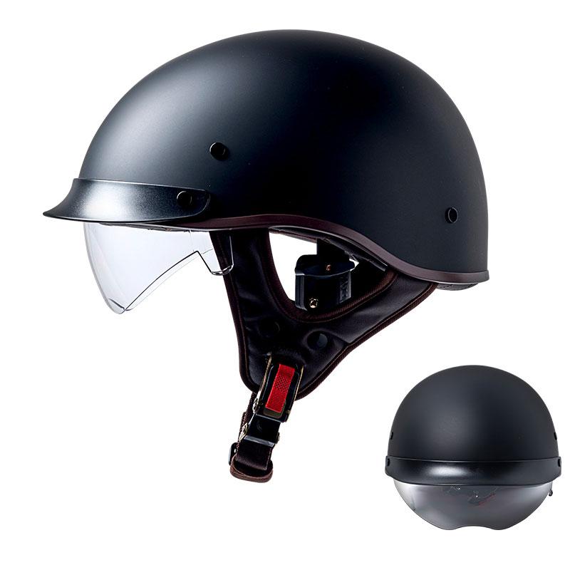 2025 new classic retro motorcycle helmet lightweight ABS material for men and women riding pedal breathable lining half helmet
