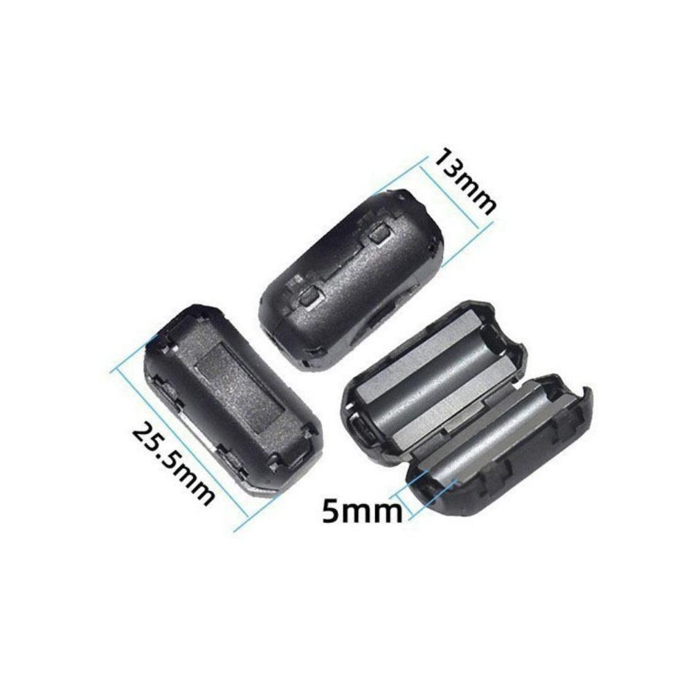 28pcs Ferrite Bead Clips For Various Types Of Cables Including USB,power Lines,network Cables,telephone Lines,and Audio Cables