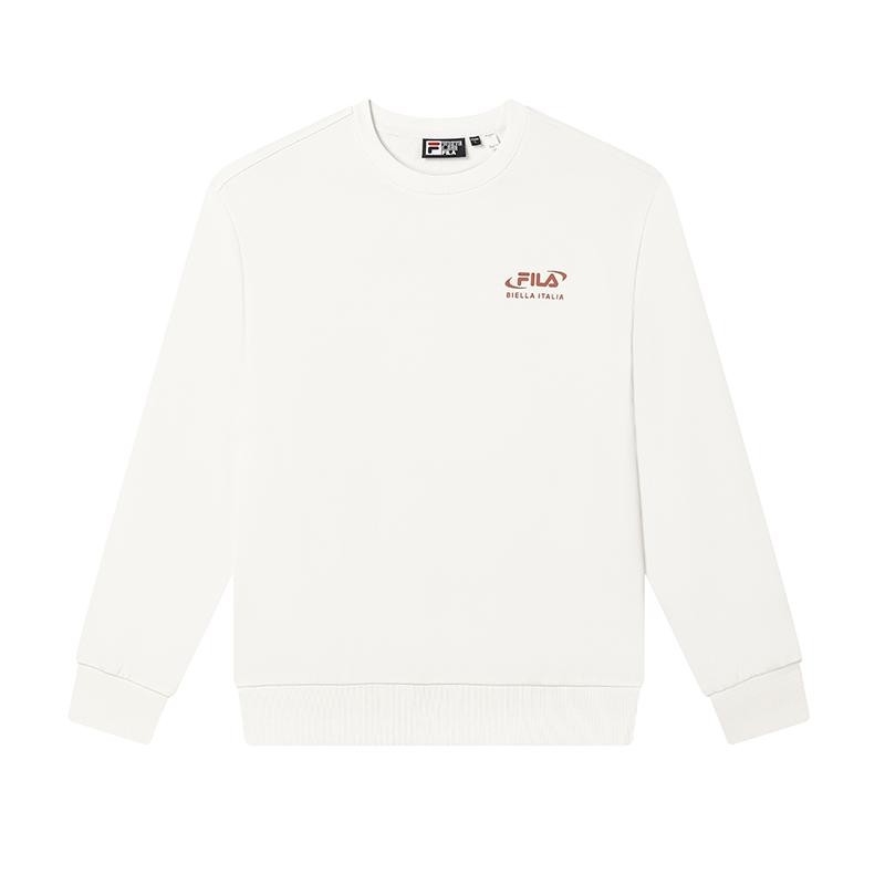 New FILA Sweatshirts Men's Fresh Ivory F11M439207FIV