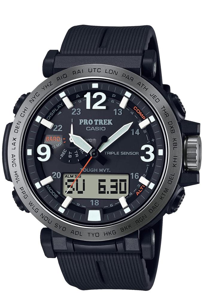 Hodinky Protrek Climber Line Solar Biomass Plastic Adopts Black [Casio] [] Rádiem řízené PRW-6611Y-1JF pánské