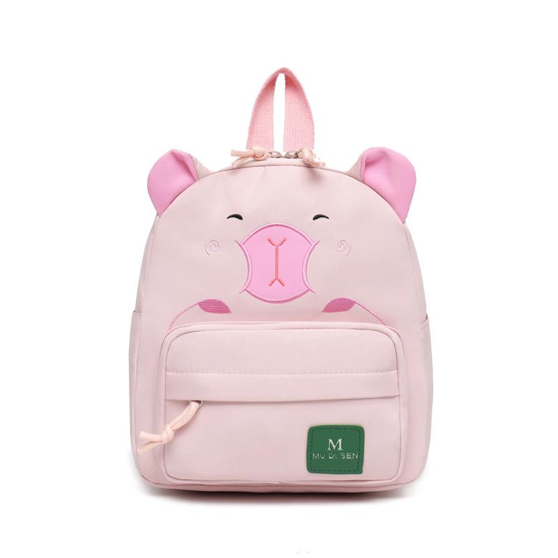 School bag large capacity backpack kapibara cartoon love embroidery backpack boys and girls children's bag