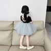 Girls' Short Sleeved Dress Summer Baby's Stylish Mesh Dress Fluffy Dress Girls' Princess Dress Children's Dress