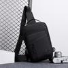 Men's Shoulder Bag Nylon Crossbody Bag Multi-Functional Large Capacity Outdoor Commuter Chest Bag