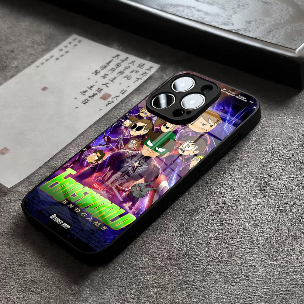 Game Eddsworld Phone Case For iPhone 18 16 Pro Max 15 Plus 14 Pro 12 11 13 Mini X XR XS Max 8 7 Plus SE Glass Cover