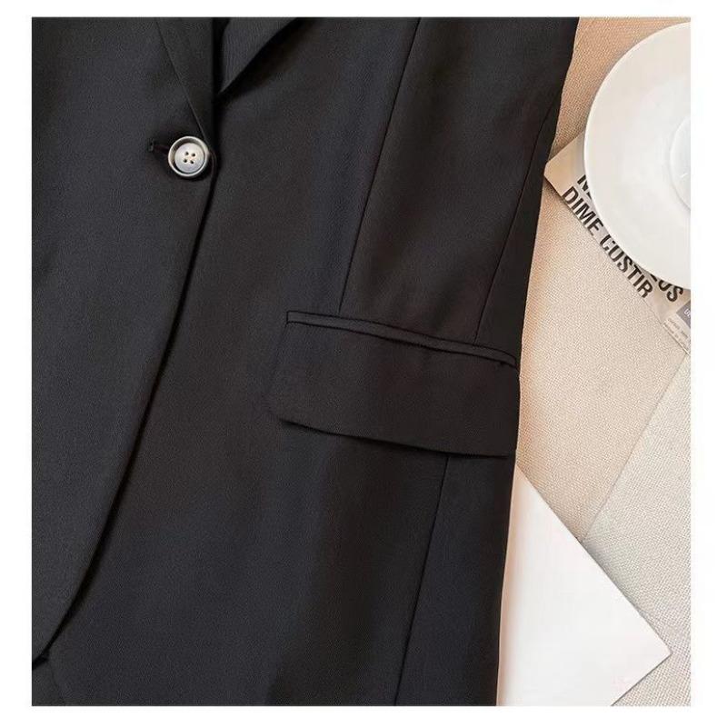 Moda Damska Czarna Kamizelka Wiosna Jesień Bez Rękawów Kamizelka Slim Fit Casual Odzież Wierzchnia Top w Stylu Koreańskim