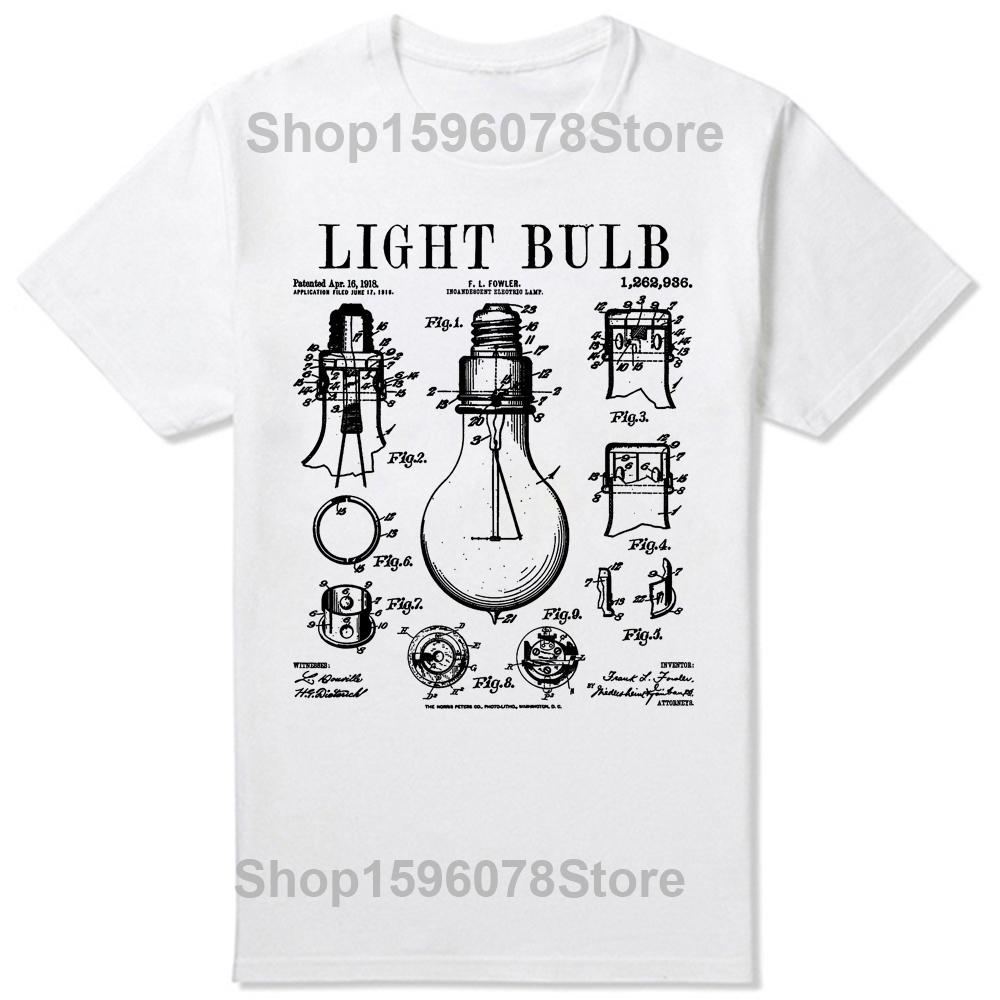 Funny Electrician Light Bulb Electricity Electrical Engineers T Shirts Graphic Streetwear Short Sleeve Lineman Gifts T-shirt
