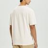 Calvin Klein Logo Print Loose Fit Round Neck Casual T-Shirt Men Tops Ivory 40HM890-100