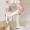 Women Leg Warmers Ballet Style Sweet Girls Long Socks Stockings Knitted Foot Cover Knee Socks JK Lolita Girls Leg Warmers