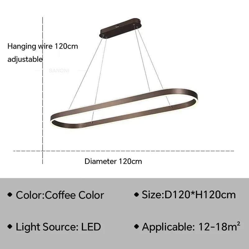 Modern LED Pendant Light For Living Dining Room Kitchen Hotel Bedroom Ceiling Chandelier Indoor Home Decoration Lighting Fixture