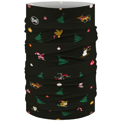 BUFF Bufanda navideña Original EcoStretch 1347698171000, calentador de cuello negro unisex