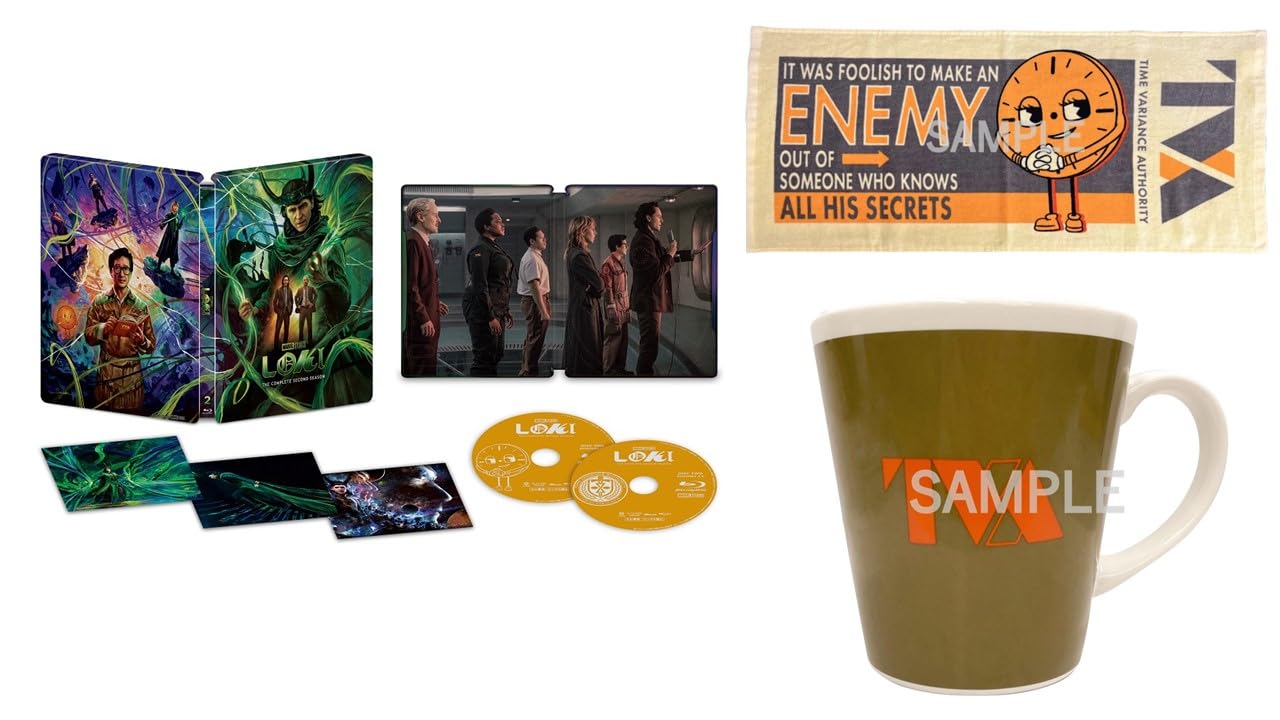 

Loki Season 2 Edition Steelbook Includes a Mug and Face Towel Blu-ray Collector s (Limited Edition) [Blu-ray]